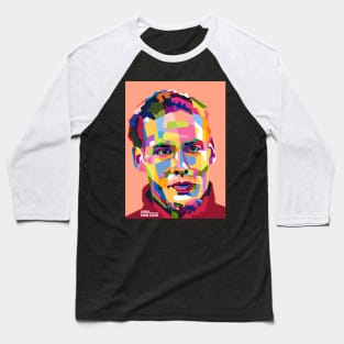 Abstract Virgil van Dijk Baseball T-Shirt